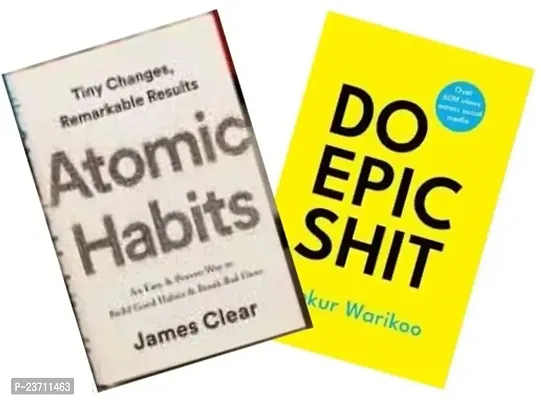 Combo set of 2 Books:- Atomic Habits + Do Epic Shit (paperback)