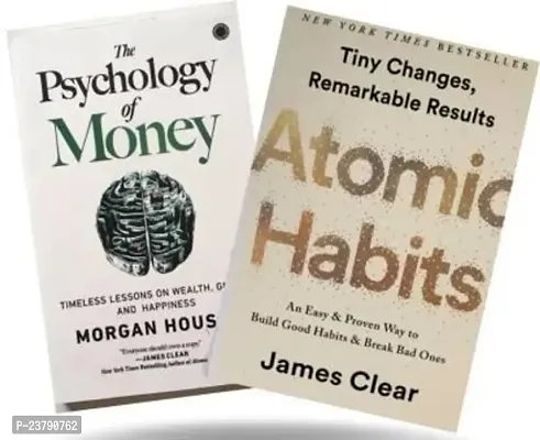 Combo set of 2 Books:- The Psychology Of Money + Atomic Habits (Paperback)-thumb0
