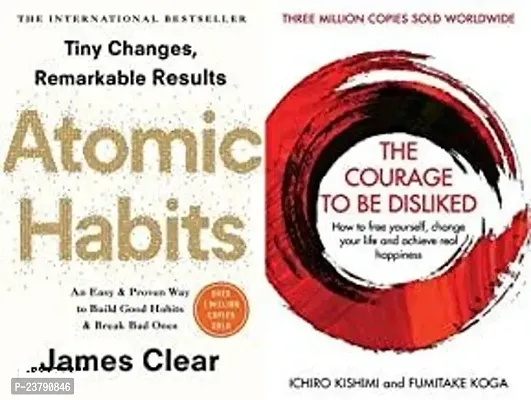 Combo set of 2 Books:- Atomic Habits +The Courage To Be Disliked (Paperback)