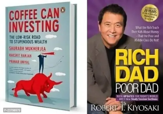 Combo set of 2 Books:- Coffee Can Investing + Rich Dad Poor Dad (Paperback)-thumb0