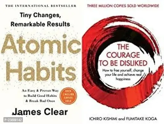Combo set of 2 Books:- Atomic Habits + The Courage To Be Disliked (Paperback)