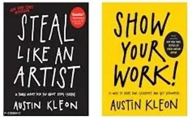 Combo set of 2 Books:- Steal Like An Artist + Show Your Work By Austin Kleon (Paperback)