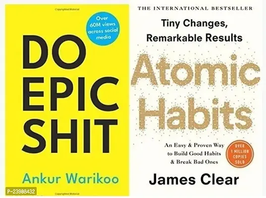 Combo set of 2 Books:- Do Epic Shit + Atomic Habits (Paperback)