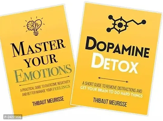 Combo set of 2 book:- Master Your Emotions + Dopamine Detox -(Paperback)