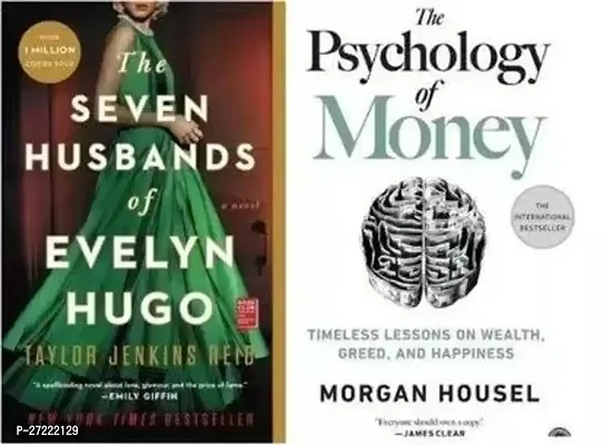 Combo set of 2 Books:- Seven Husbands Of Evelyn Hugo + The Psychology Of Money  (Paperback, Taylor Jekins Reid)-thumb0