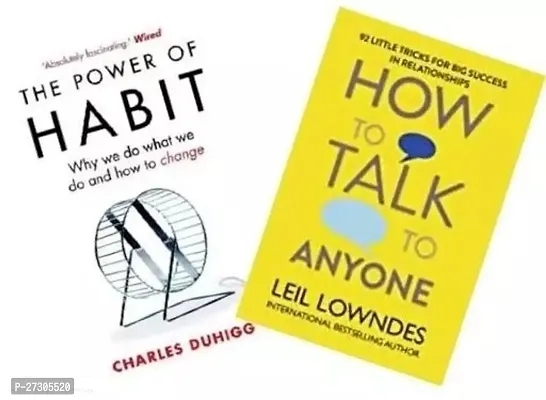 Combo set of 2 Books:- How to talk anyone + The power of habit (Paperback)