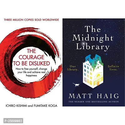 Combo set of 2 Books:- The Courage To Be Disliked + The Midnight Library (Paperback)-thumb0
