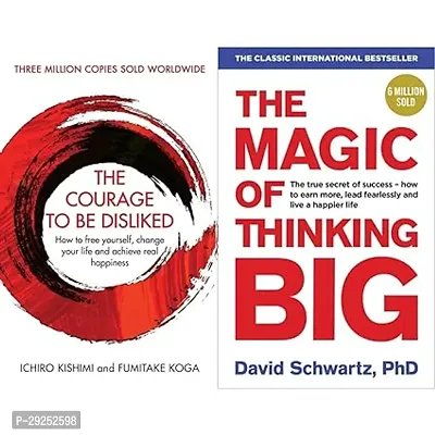 Combo set of 2 Books:- The Courage To Be Disliked + The Magic Of Thinking Big (Paperback)-thumb0