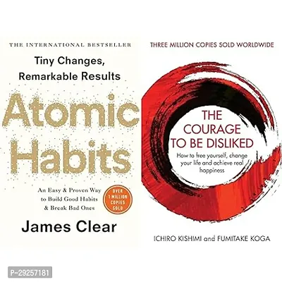Combo set of 2 Books:- Atomic Habits + The Courage To Be Disliked  (Paperback)-thumb0