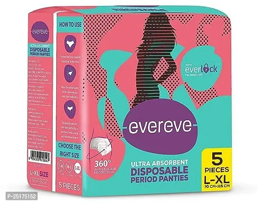 Ultra Absorbent, Heavy Flow Disposable Period Panties Pack of 1