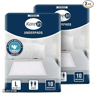 Ultra Absorbent, Heavy Flow Disposable Adult Diapper Pack of 2