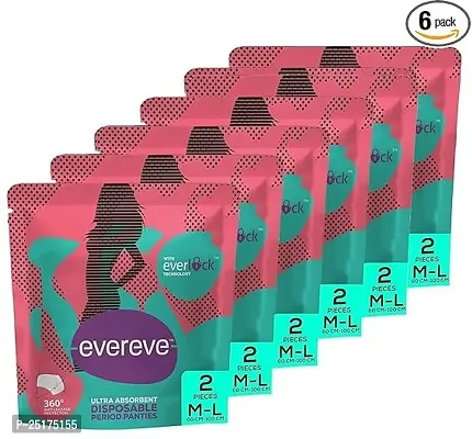 Ultra Absorbent, Heavy Flow Disposable Period Panties Pack of 6