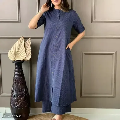 Stylish Cotton Kurta Palazzo Set For Women