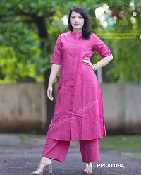 Stylish Cotton Kurta Palazzo Set For Women-thumb4