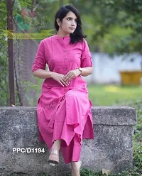 Stylish Cotton Kurta Palazzo Set For Women-thumb2