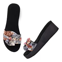 Shoestail Stylish slides slippers | flip flops heels | fashion slippers? (Multi, numeric_6)-thumb2