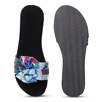 Shoestail Stylish slides slippers | flip flops heels | fashion slippers? (Blue, numeric_8)-thumb2