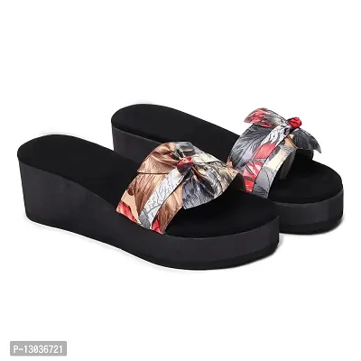 Shoestail Stylish slides slippers | flip flops heels | fashion slippers? (Multi, numeric_6)-thumb0