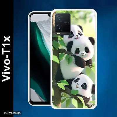 Stylish Silicon Back Case Cover for VIVO T1X 5G-thumb0