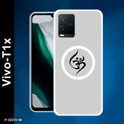 Stylish Silicon Back Case Cover for VIVO T1X 5G-thumb0