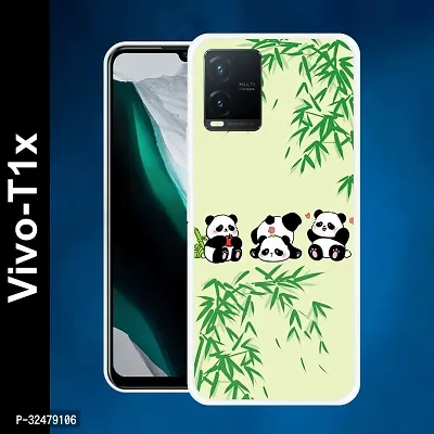 Stylish Silicon Back Case Cover for VIVO T1X 5G