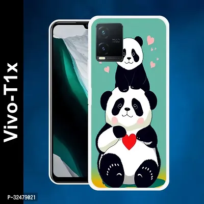 Stylish Silicon Back Case Cover for VIVO T1X 5G