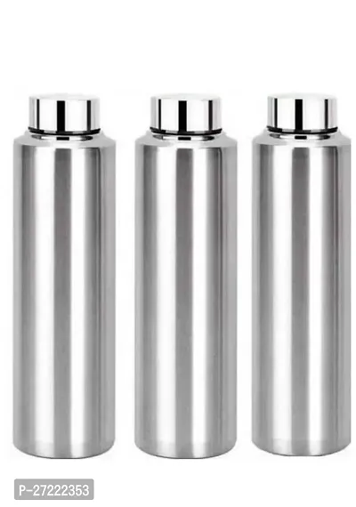kushi steel bottle pack of 3 pieces