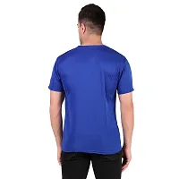 Classic Polyester Solid Tshirt for Men, Pack of 4-thumb1