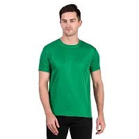 Classic Polyester Solid Tshirt for Men, Pack of 3-thumb1