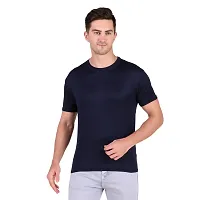 Classic Polyester Solid Tshirt for Men, Pack of 3-thumb1