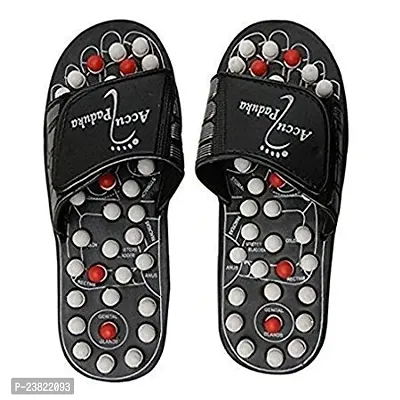 Aci Acupressure Health Care India Foot Massager Jade Stone Acupoint Massage Slippers For Men And Women-thumb0