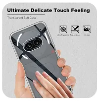 CASEPie Clear Back Case Cover for Nothing Phone 2a | Shockproof Design | Camera Protection Bump | Plain Cover(TPU | Transparent)-thumb4