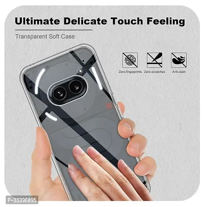 CASEPie Clear Back Case Cover for Nothing Phone 2a | Shockproof Design | Camera Protection Bump | Plain Cover(TPU | Transparent)-thumb5