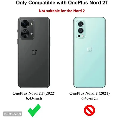 CASEPie Clear Back Case Cover for OnePlus Nord 2T 5G | Shockproof Design | Camera Protection Bump | Plain Cover(TPU | Transparent)-thumb5