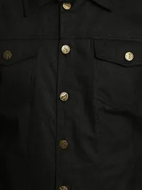 VOXATI Men's Slim Fit Denim Jacket-thumb3