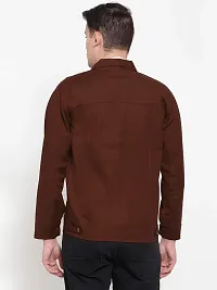 VOXATI Men's Slim Fit Jacket kjtv209-m_Brown_Medium-thumb3