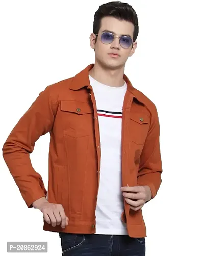 VOXATI Men's Solid Regular Jacket
