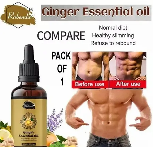 Rabenda Fat Burner Belly Drainage Pure Ginger Essential Oil