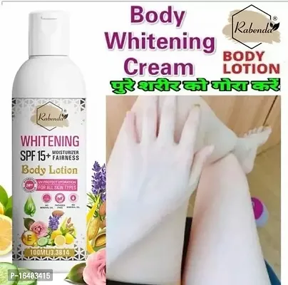 Rabenda Whitening Body Lotionon Spf15+ Skin Lighten  Brightening Cream 100 Ml. Pack Of 1-thumb0