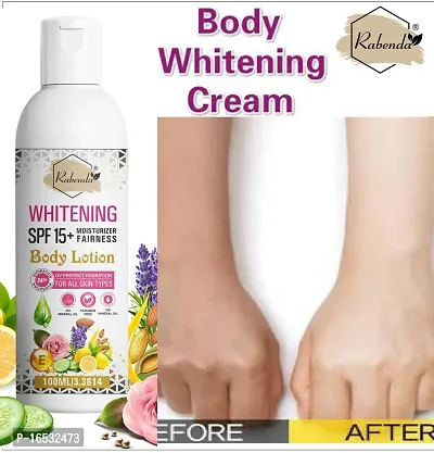 Rabenda Whitening body lotionon  SPF15+ Skin Lighten  brightening cream (100 ml.) Pack of 1-thumb0
