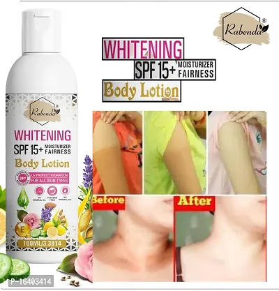 Rabenda Whitening Body Lotionon Spf15+ Skin Lighten  Brightening Cream 100 Ml Pack Of 1-thumb0