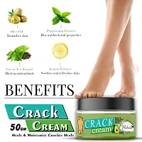 Rabenda Foot Care Cream For Rough, Dry and Cracked Heel | Feet Cream For Heel Repair |Healing  softening cream  (50 gm.) Pack of 1-thumb2