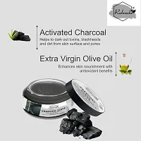 Rabenda NATURAL'S Bamboo Charcoal Face  Body Scrub With Activated Charcoal, Peppermint  Thyme For Helps in Deep Exfoliation and Remove Blackheads (100% Organic Skin Care Product) Scrub pack of 1-thumb1