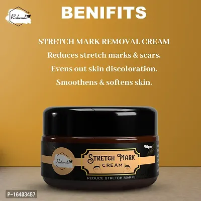 Rabenda Stretch Marks Cream To Reduce Stretch Marks  Scars 50 Gm Cream Pack Of 2-thumb2