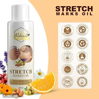 Rabenda Present Repair Stretch Marks Removal Natural Heal Pregnancy Breast Hip Legs Mark Oil 100 Ml Pack Of 1 Stretch Marks And Scars Creams  Oils Stretch Marks And Scars Creams  Oils-thumb4