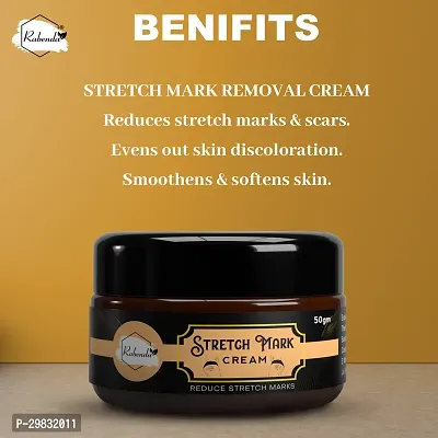 Rabenda Stretch Marks Cream to Reduce Stretch Marks  Scars (50 gm) Cream| Pack Of 2-thumb3