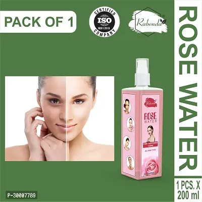 Rabenda Rose Water, Helps in Skin toning, For Men and Women, Gulab Jal, Chemical Free  (200 ml) PackOf 1-thumb0