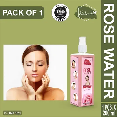 Rabenda Rose Water, Helps in Skin toning, For Men and Women, Gulab Jal, Chemical Free  (200 ml) PackOf 1-thumb0