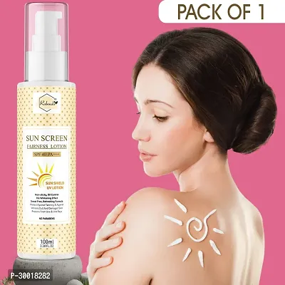 RABENDA Sunscreen - SPF 40 PA+++ Sunscreen SPF 40 with | PA+++ | UVA UVB Sun Protection-SPF 40 PA+++-thumb0