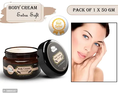 Body Extra Soft Cream ilky Soft Skin Paraben Free (50 g) (Pack of 1)